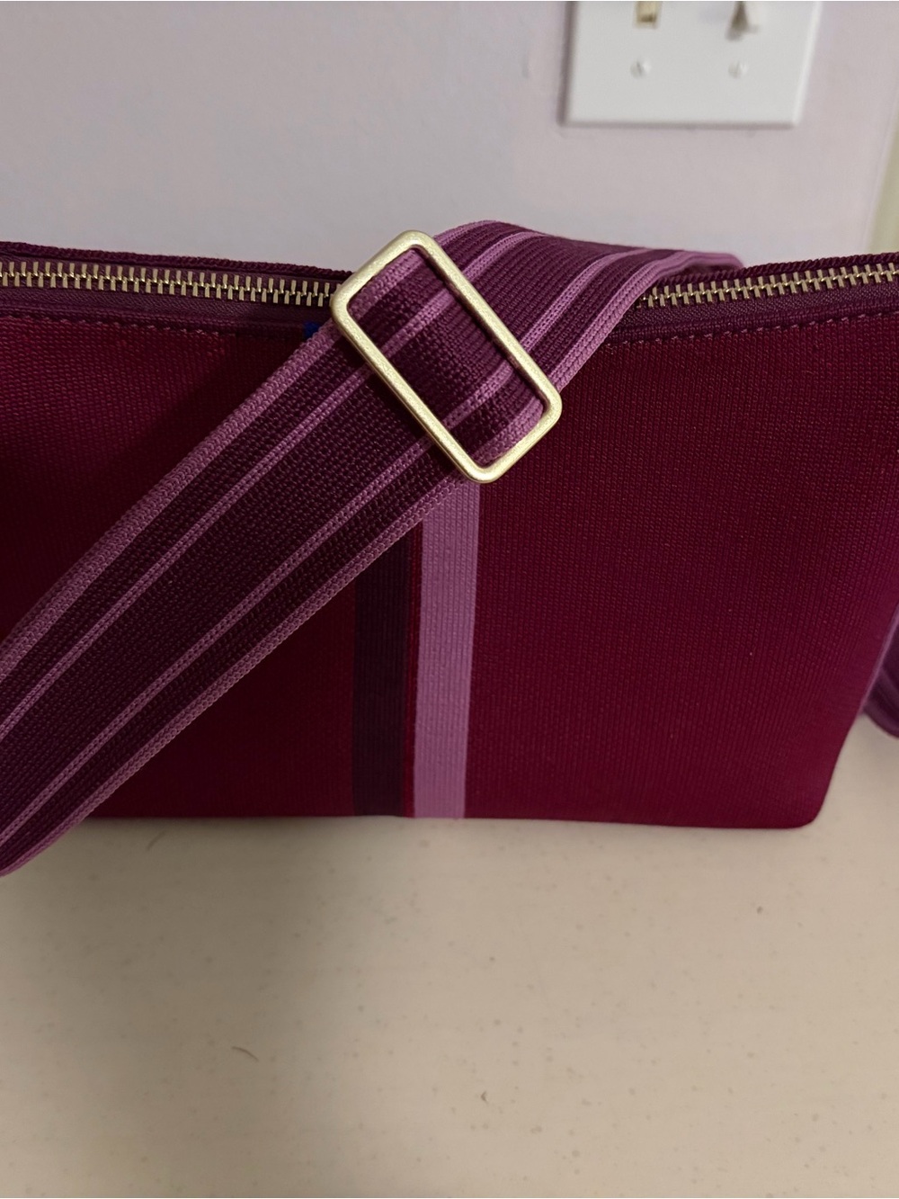 Rothy’s Women’s Plum Crossbody Bag with Adjustable Strap